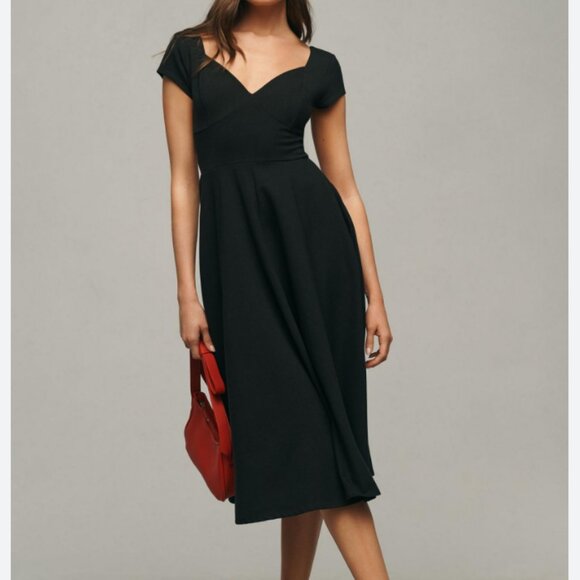 Reformation "Brynn" v-neck Midi Dress - Picture 1 of 4